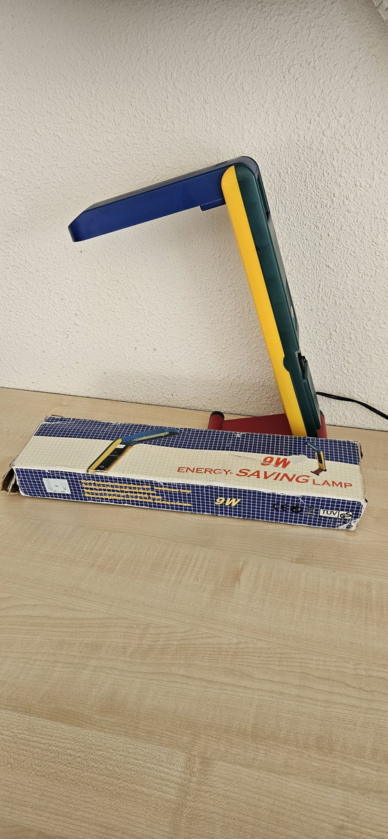 Image 1 of Benneton Tischlampe im Memphis-Stil