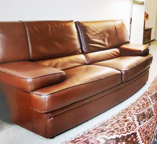 Italienisches, 3-sitziges Sofa, 1E Klasse Rindsleder