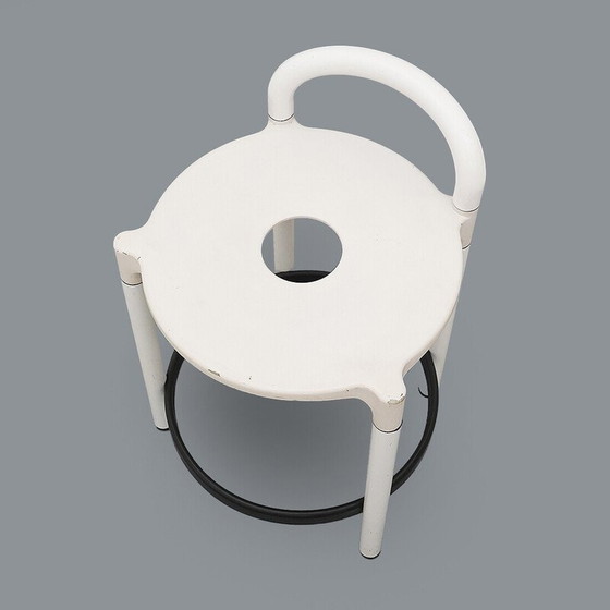 Image 1 of Paar Metallhocker von Anna Castelli Ferrieri für Kartell, Italien 1980