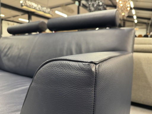 Jori Pacific Pure 9700 Sofa Dunkelblau Leder
