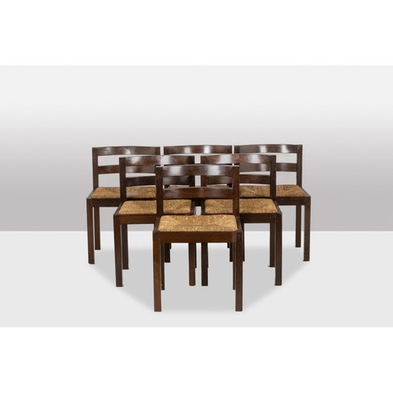 Image 1 of Vintage Wenge-Essgarnitur, Dänemark 1970