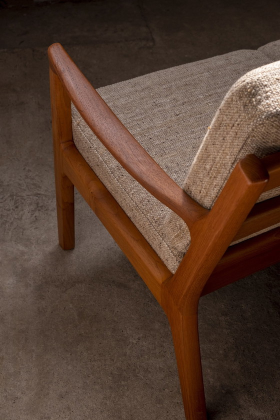 Image 1 of Ole Wanscher „Senator“ 3-Sitzer-Sofa aus Teakholz