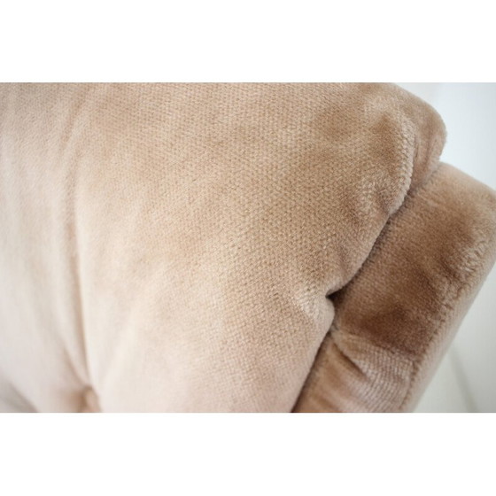 Image 1 of Mid Century Drehsessel aus Leder, Finnland 1970