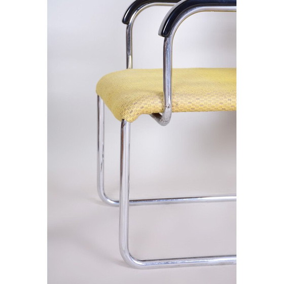 Image 1 of Paar gelbe Bauhaus-Sessel, 1930er Jahre