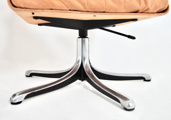 Image 1 of P126 Bürostühle von Osvaldo Borsani für Tecno, 1970er Jahre, 2er-Set