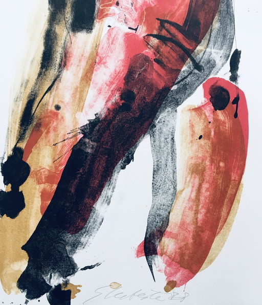 Ger Lataster - abstrakte Lithographie