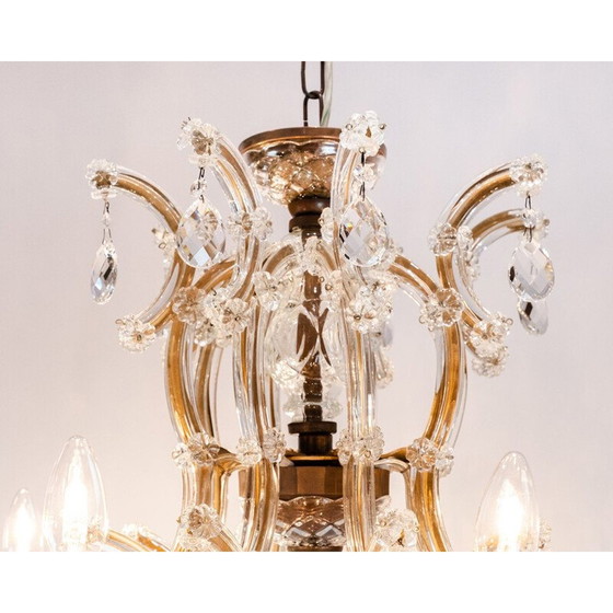 Image 1 of Vintage-Kronleuchter aus Messing, Frankreich 1920