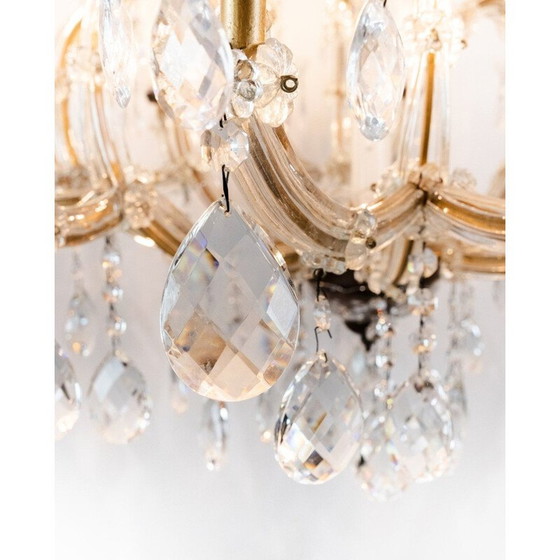 Image 1 of Vintage-Kronleuchter aus Messing, Frankreich 1920