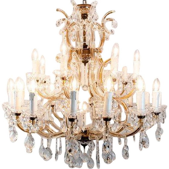 Image 1 of Vintage-Kronleuchter aus Messing, Frankreich 1920