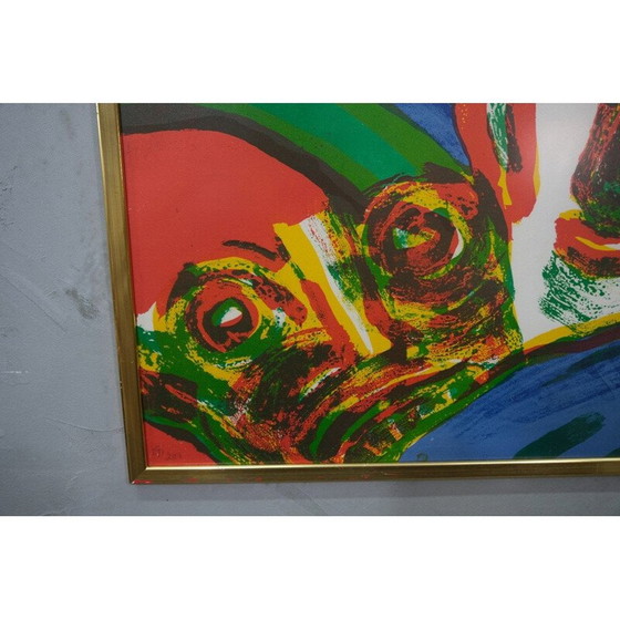 Image 1 of Abstrakte Lithographie von Bengt Lindström, Schweden 1970