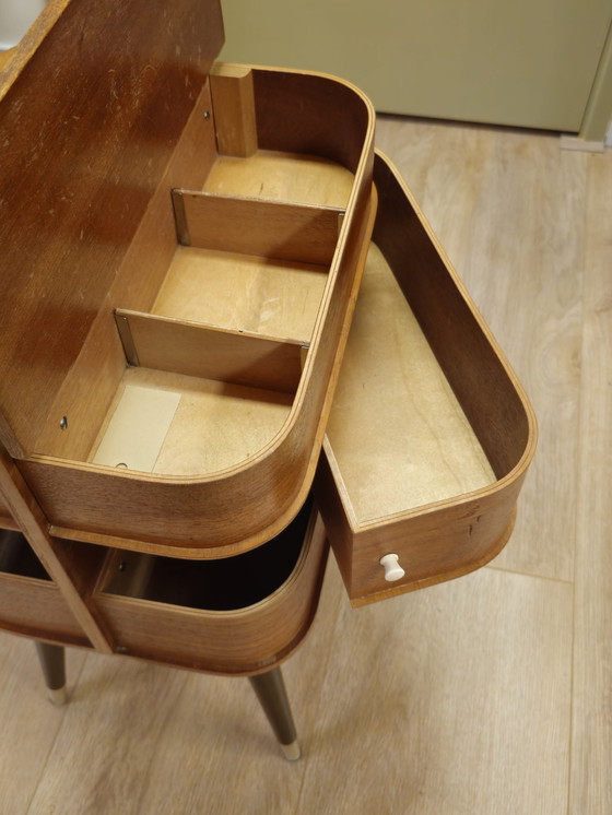 Image 1 of Vintage Nähschrank Nähkasten Nähkasten Schrank
