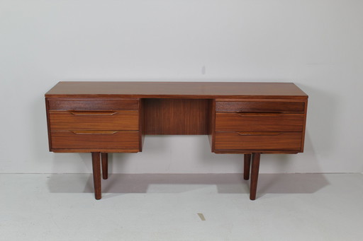 Britischer Design-Schreibtisch, Sideboard 1960er Jahre, Weiß & Newton