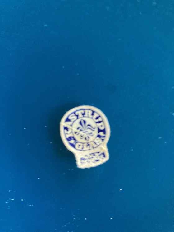 Image 1 of Dänische Aqua Karstrup Glas Tischlampe mit Schirm