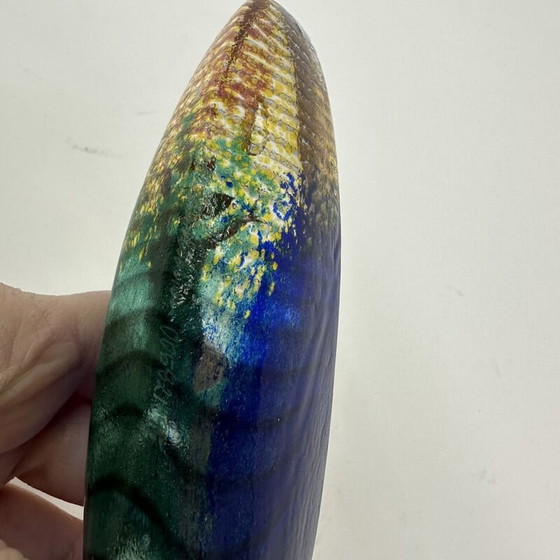 Image 1 of Vintage-Glasboot von Bertil Vallien für Kosta Boda, Schweden 1990er Jahre