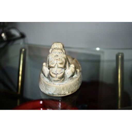 Leere Tasche im Jugendstil aus emailliertem Steingut von Charles Greber, 1910