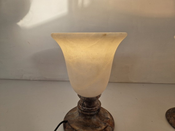 Image 1 of Vintage Alabaster Tischlampen