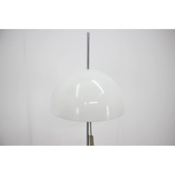 Image 1 of Vintage Stehlampe aus weißem Metall für Napako, Tschechoslowakei 1970