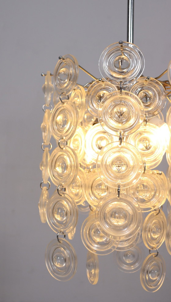 Image 1 of Mid Century Deckenlampe/Muranoglas Wohl Gaerano Sciolari, Italien, 1960Er Jahre