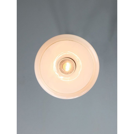 Image 1 of Hängeleuchte aus Glas und Messing, Italien 1960