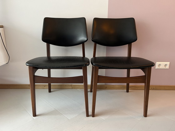 Image 1 of Satz von zwei dänischen Mid Century Design Stühlen