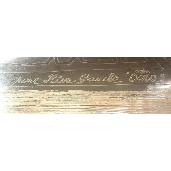 Image 1 of Zeitgenössischer Couchtisch aus Messing von Rive Gauche