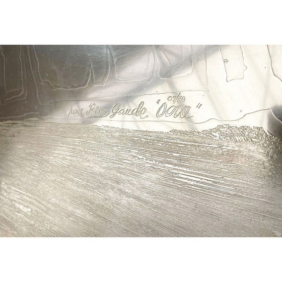 Image 1 of Zeitgenössischer Couchtisch aus Messing von Rive Gauche