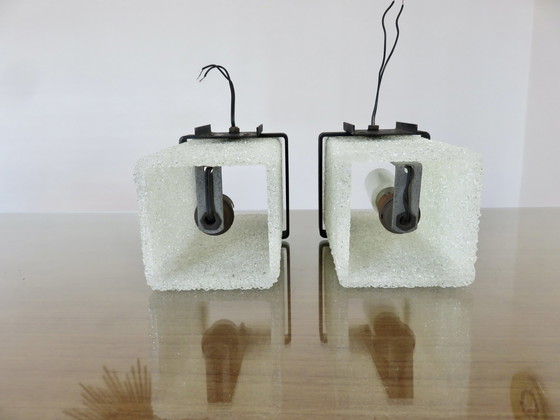 Image 1 of Paar Arlus Wandleuchten, Frankreich, Um 1960