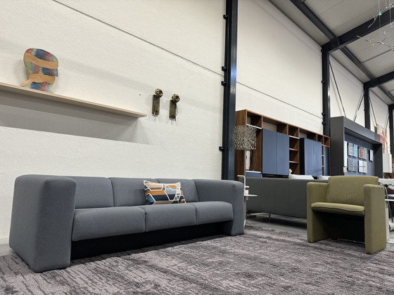 Image 1 of Gelderland 430 Cube Sofa 3 Sitzer Grape Stoff