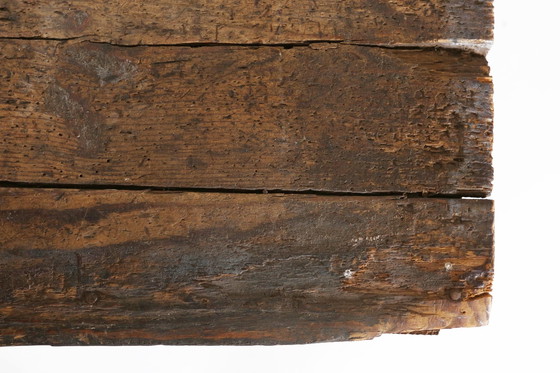 Image 1 of  Französischer industrieller Konsolentisch aus Holz, 1920er Jahre