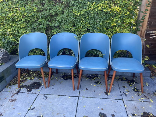 4x Vintage-Cocktailstühle