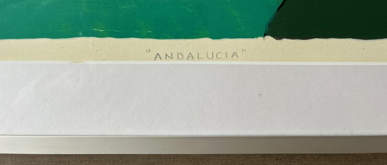 Image 1 of Siebdruck Ronald Boonacker - Andalusien