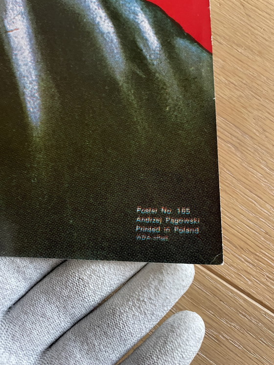 Image 1 of A.Pagowski - Alter Clown Porträt Zirkus, Poster gedruckt 1983