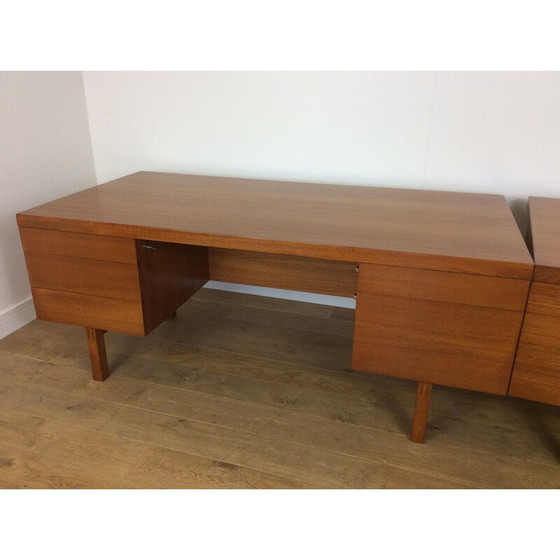 Image 1 of Vintage-Schreibtische aus Teakholz von Alfred Cox