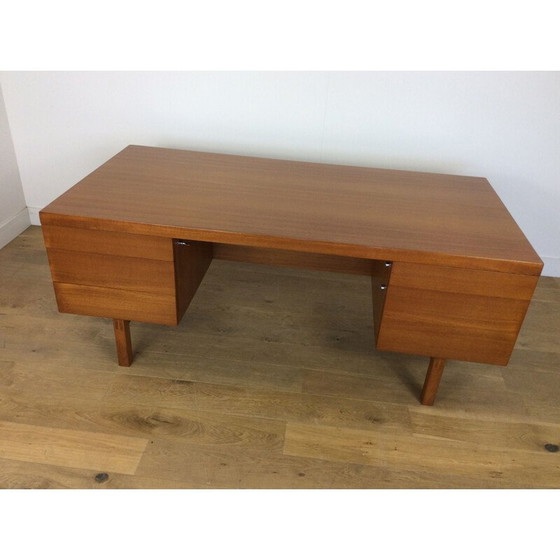 Image 1 of Vintage-Schreibtische aus Teakholz von Alfred Cox