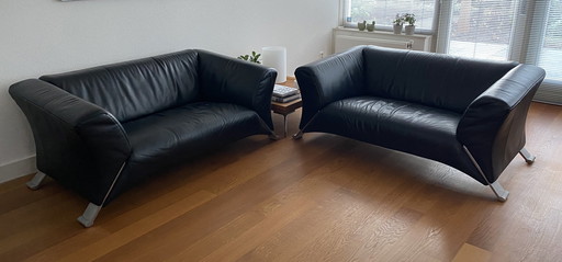 2x Rolf Benz 322 2-Sitzer-Sofas.