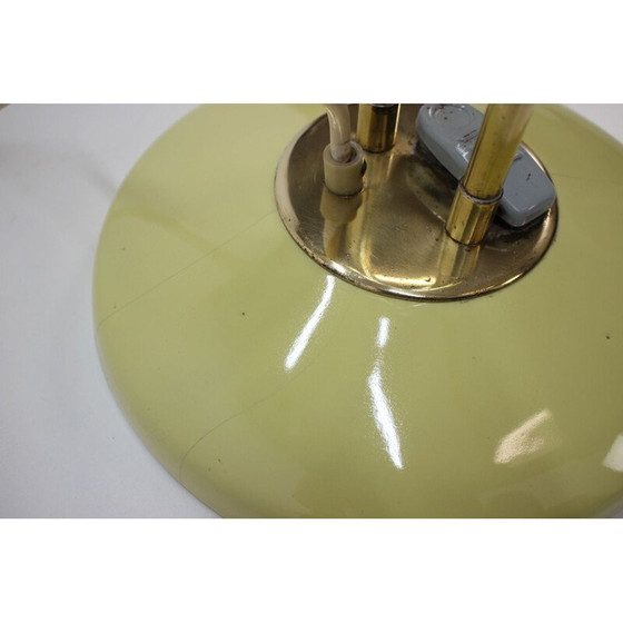 Image 1 of Stehlampe aus mehrfarbig glasierter Stahlkeramik von Kamenický Šenov, Tschechoslowakei 1950