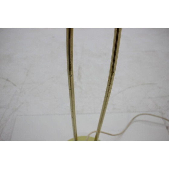 Image 1 of Stehlampe aus mehrfarbig glasierter Stahlkeramik von Kamenický Šenov, Tschechoslowakei 1950