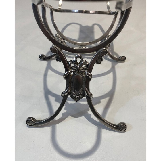 Image 1 of Alter versilberter Flaschenhalter, Belgien 1900