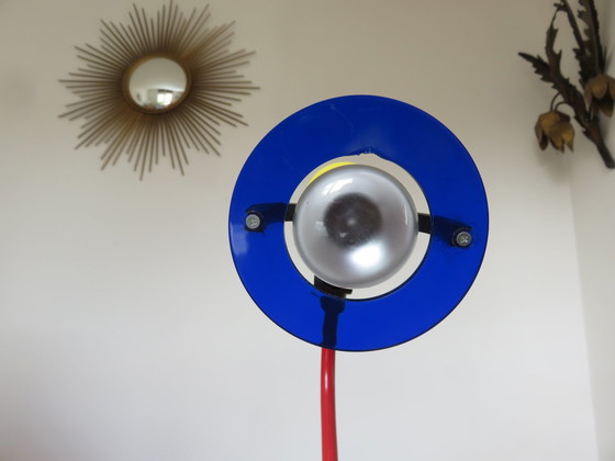 Image 1 of Spirallampe Primärfarben, 1980, Memphis-Stil