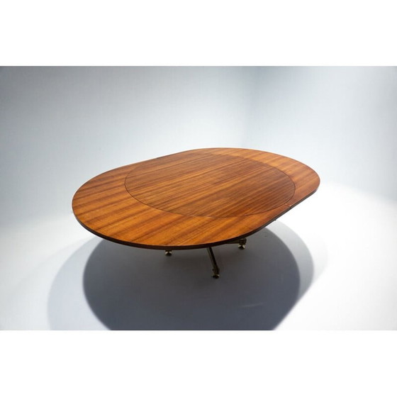 Image 1 of Ausziehbarer Esstisch aus Holz und Keramik, Mid Century, Melchiorre Bega und Pietro Melandri, Italien 1950er Jahre