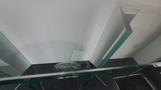 Image 1 of Vintage-Konsolentisch aus Glas