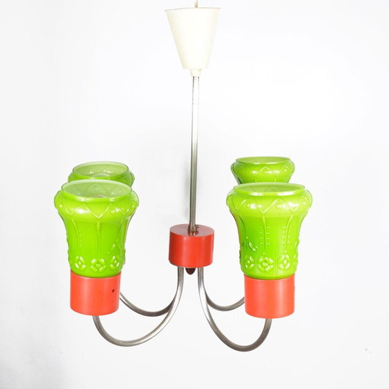 Image 1 of Postmoderne Pendelleuchte von Zzm Domgos Zabrze, Polen 1970er Jahre