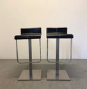Leder Barhocker 2er Set