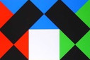 Max Bill --Farbsiebdruck --Geometrie in Farbe von 1972