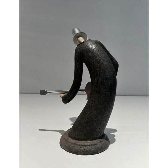 Image 1 of Vintage-Skulptur, die einen Gitarristen darstellt, Frankreich 1970