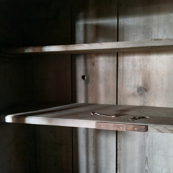 Image 1 of Vitrine Atelier Patiniert Grau 1920er /1930er Jahre