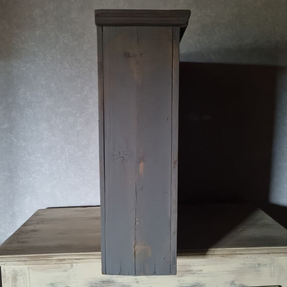 Image 1 of Vitrine Atelier Patiniert Grau 1920er /1930er Jahre