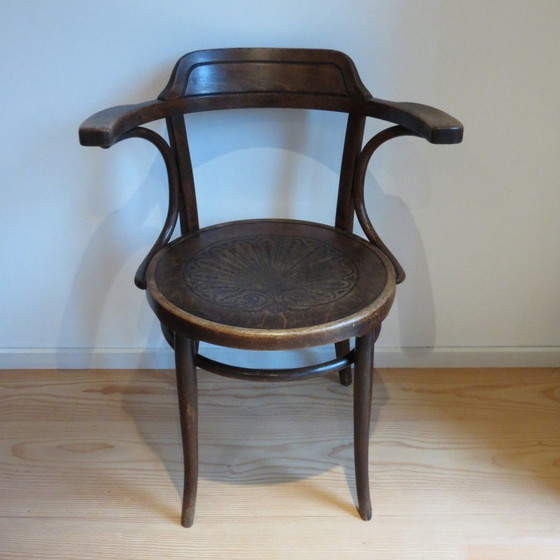 Image 1 of Alter Bürosessel Modell 704 aus Bugholz von Jacob und Joseph Kohn für Thonet, Österreich 1900