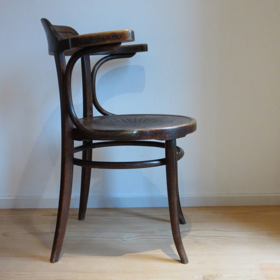 Image 1 of Alter Bürosessel Modell 704 aus Bugholz von Jacob und Joseph Kohn für Thonet, Österreich 1900