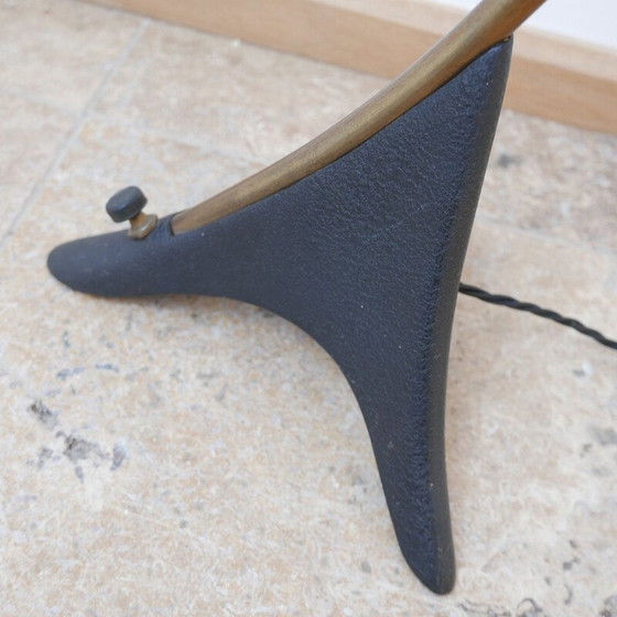 Image 1 of Gebogene Stehlampe mit Quecksilberschirm, Niederlande 1960